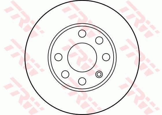 Tarcza hamulcowa TRW DF1608