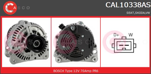 Alternator CASCO CAL10338AS