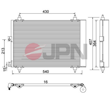 Skraplacz klimatyzacji JPN 60C9089-JPN