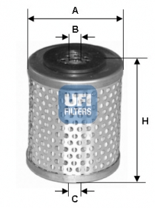 Filtr paliwa UFI 26.663.00