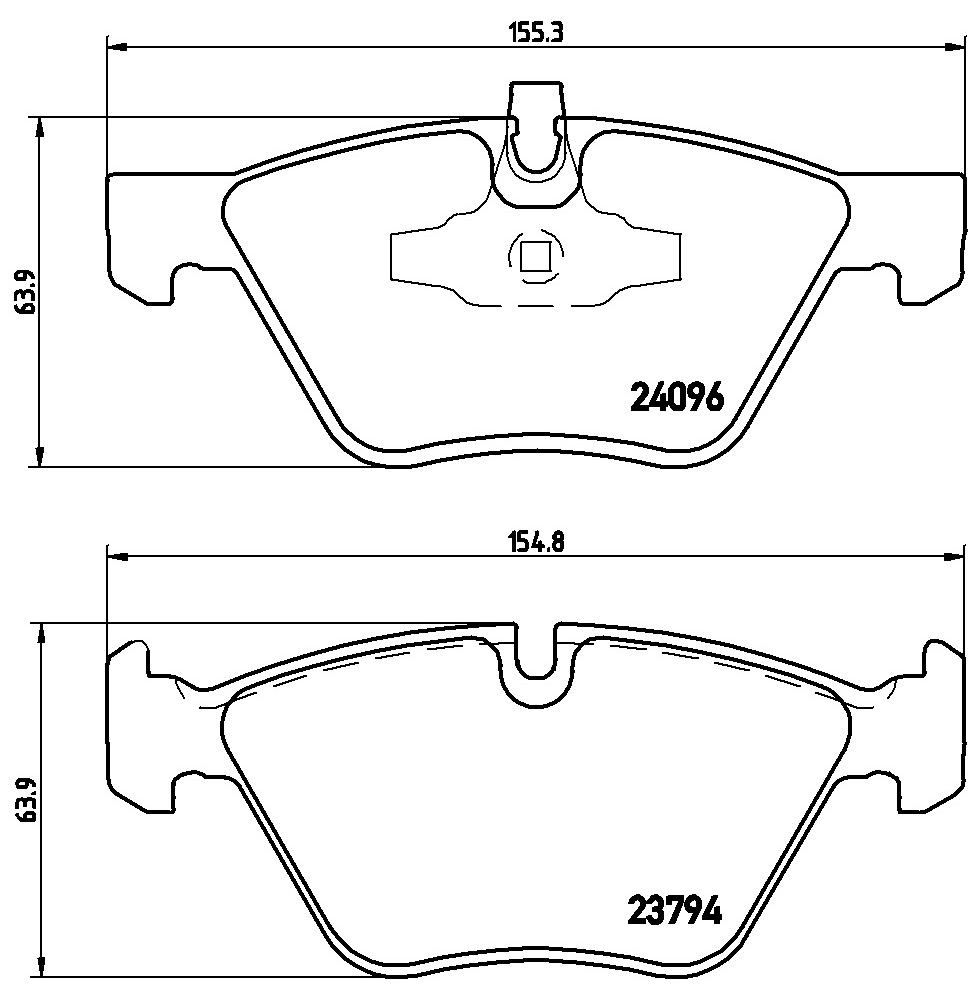 Klocki hamulcowe BREMBO P 06 040X