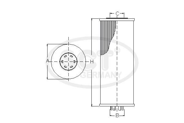 Filtr oleju SCT GERMANY SH 4797 P