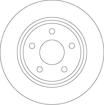 Tarcza hamulcowa TRW DF6556