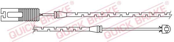 Czujnik zużycia klocków QUICK BRAKE WS 0152 A