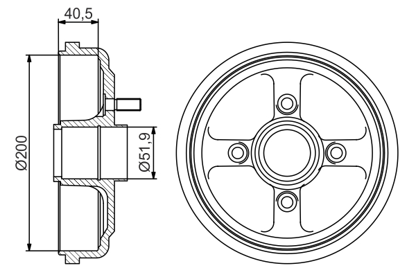 Alternator BOSCH 1 986 A01 278