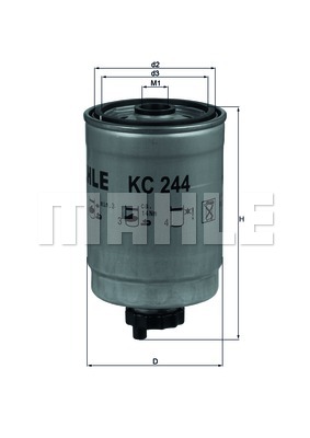 Filtr paliwa KNECHT KC 244