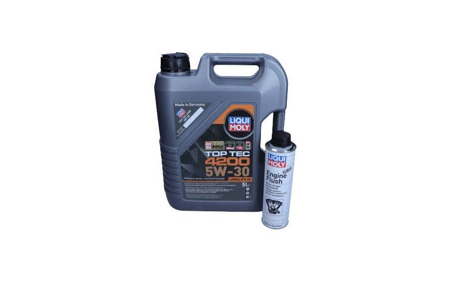 OLEJ LIQUI MOLY 5W30 5L TOP TEC 4200 + PŁUKANKA 2640