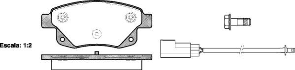 Klocki hamulcowe REMSA 1252.02