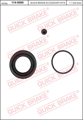 Zestaw naprawczy zacisku hamulcowego QUICK BRAKE 114-0080
