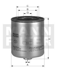Filtr paliwa MANN-FILTER WK 9048 x