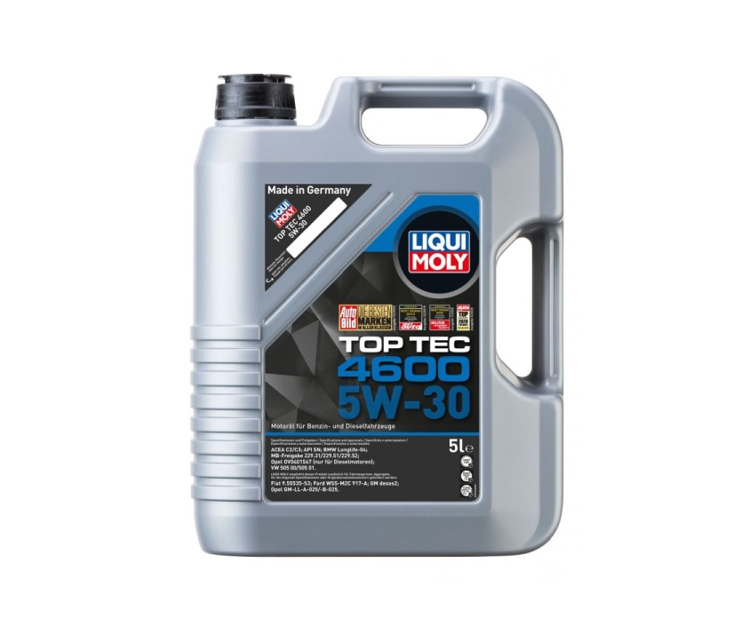 Liqui Moly 5W30 5L Top Tec 4600 + płukanka