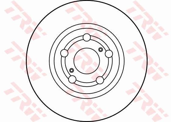 Tarcza hamulcowa TRW DF2742