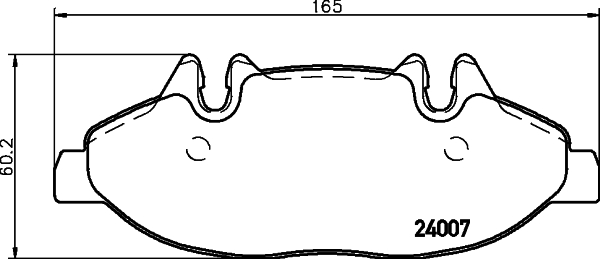 Klocki hamulcowe HELLA 8DB 355 010-651