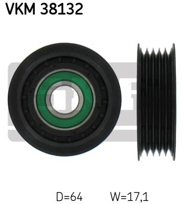 Rolka prowadząca paska osprzętu SKF VKM 38132