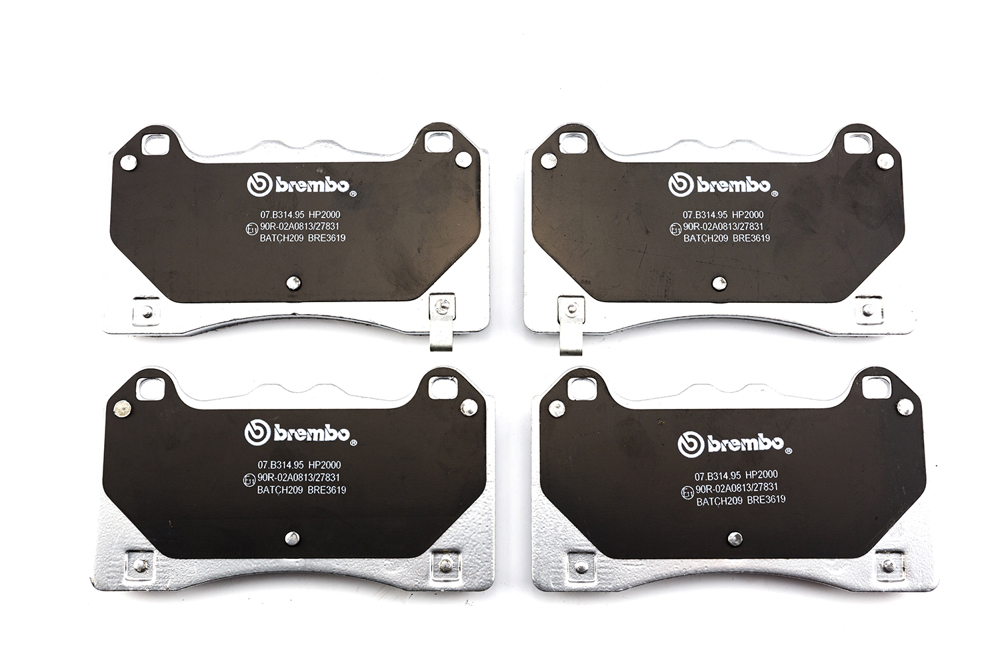 Zestaw okładzin hamulcowych o wysokiej skutecznosci BREMBO 07.B314.95