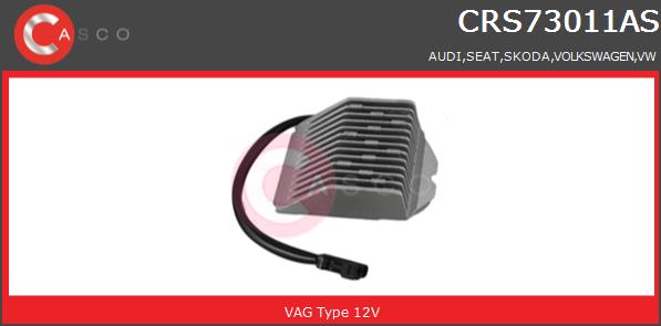 Opornik wentylatora CASCO CRS73011AS