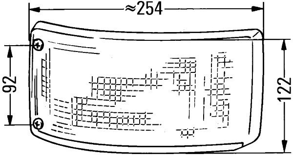 Lampa kierunkowskazu HELLA 2BA 004 119-001
