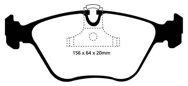 Klocki hamulcowe EBC BRAKES DP41089R