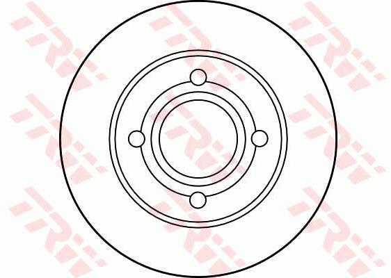 Tarcza hamulcowa TRW DF1536