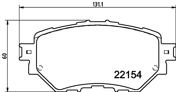 Klocki hamulcowe HELLA 8DB 355 032-091