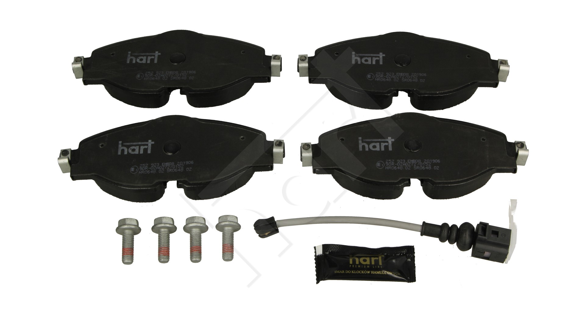 Klocki hamulcowe HART 252 923