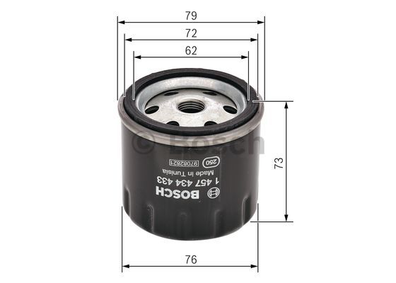 Filtr paliwa BOSCH 1 457 434 433