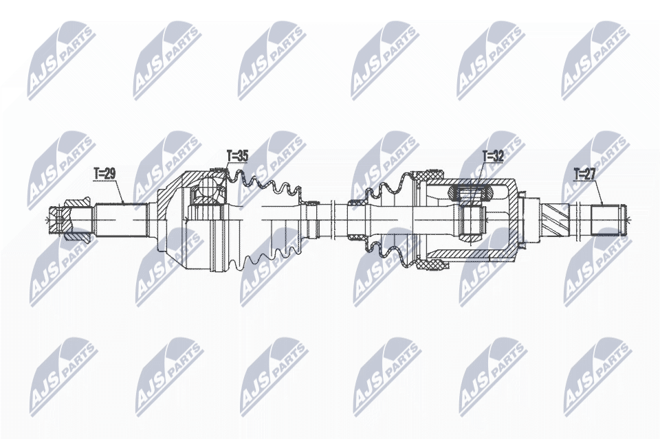 Wał napędowy NTY NPW-NS-165