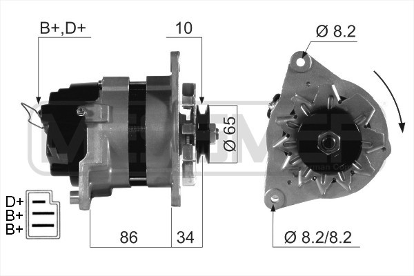 Alternator ERA 210588A