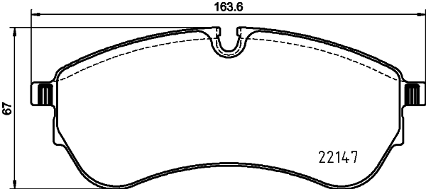 Klocki hamulcowe HELLA 8DB 355 032-921