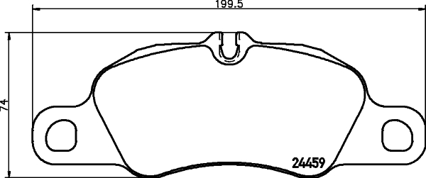 Klocki hamulcowe HELLA 8DB 355 013-801