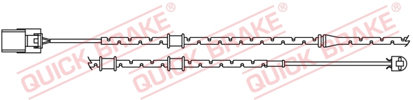 Czujnik zużycia klocków QUICK BRAKE WS 0407 A