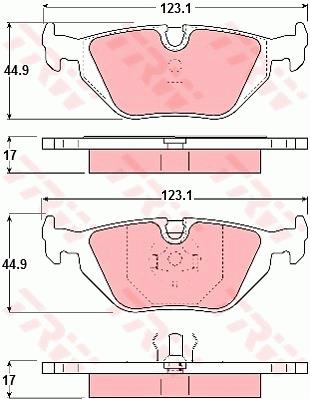 Klocki hamulcowe TRW GDB1189