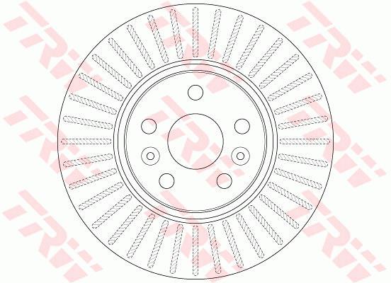 Tarcza hamulcowa TRW DF6449