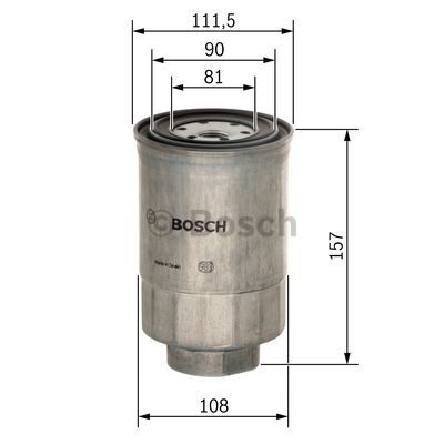Filtr paliwa BOSCH F 026 402 025