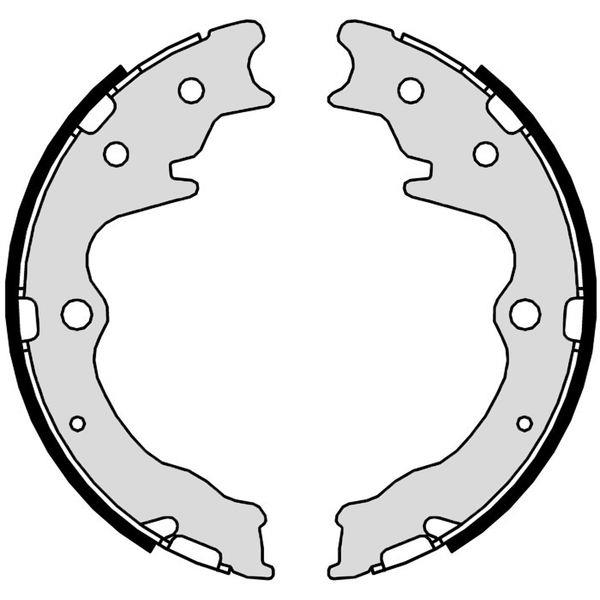 Zestaw szczęk hamulcowych BREMBO S 49 526