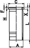 Tuleja cylindrowa KOLBENSCHMIDT 89937110
