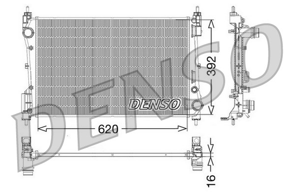 Chłodnica DENSO DRM09114