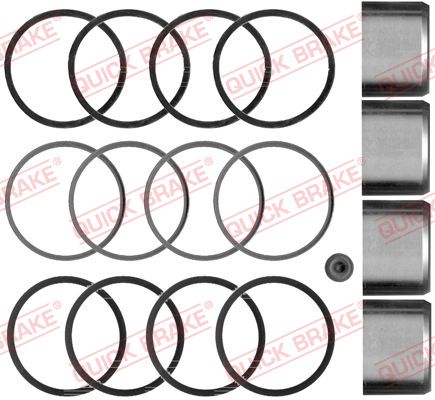 Zestaw naprawczy zacisku hamulcowego QUICK BRAKE 114-5045
