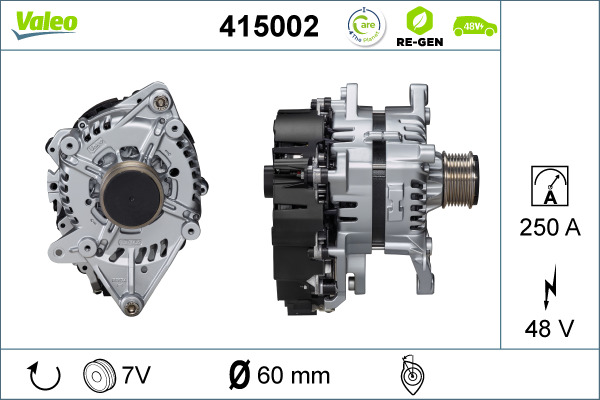 Rozrusznikoalternator VALEO 415002