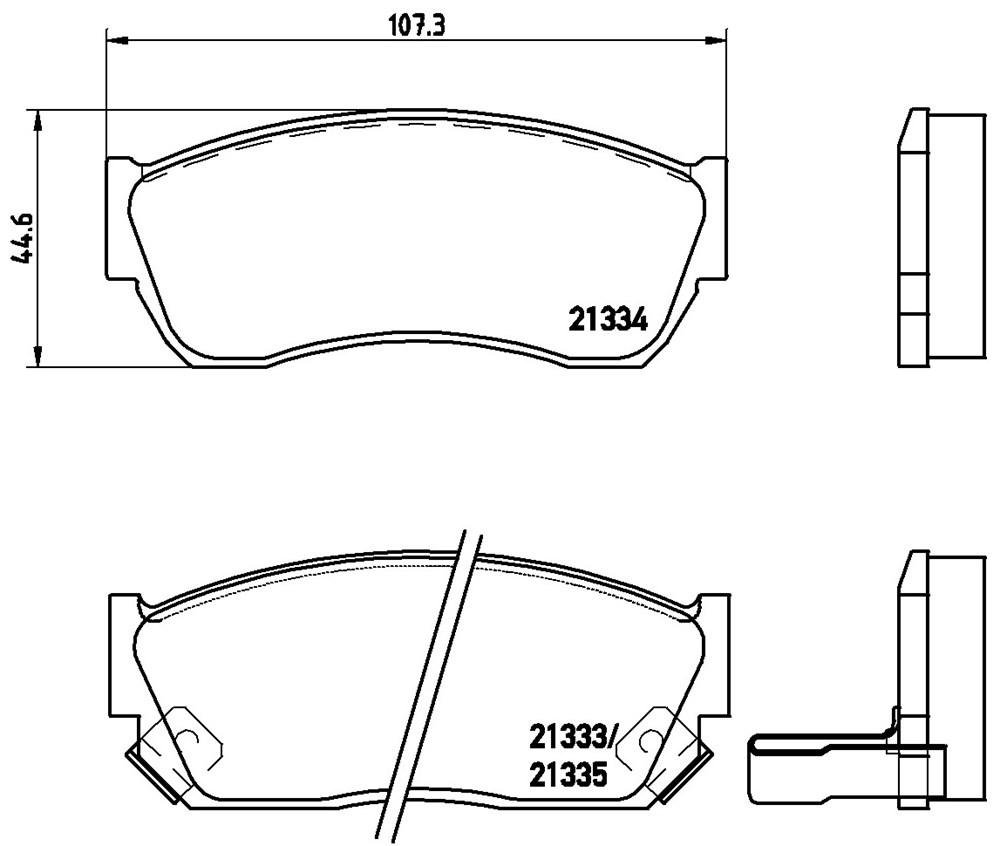 Klocki hamulcowe BREMBO P 79 005