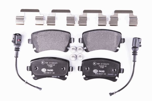 Klocki hamulcowe HELLA 8DB 355 011-531