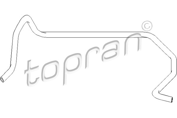 Przewód elastyczny wymiennika TOPRAN 301 431