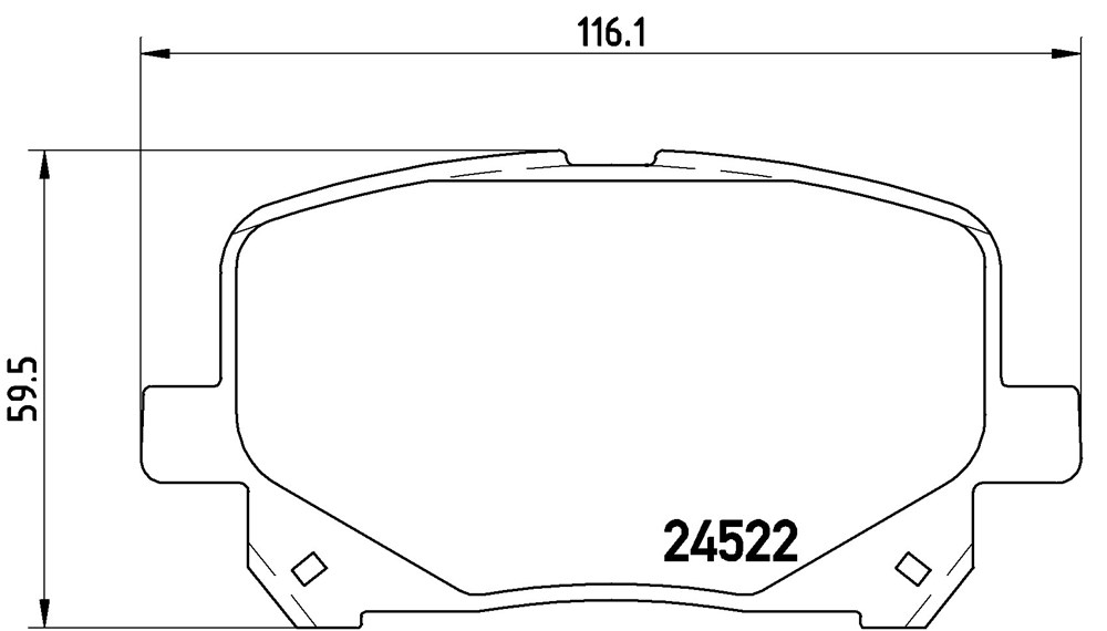 Klocki hamulcowe BREMBO P 83 100