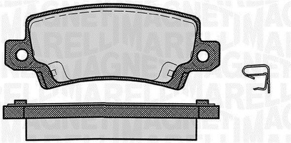 Klocki hamulcowe MAGNETI MARELLI 363916060407
