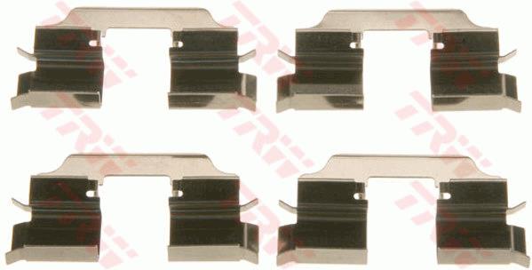 Zestaw akcesoriów montażowych  klocków hamulcowych TRW PFK607
