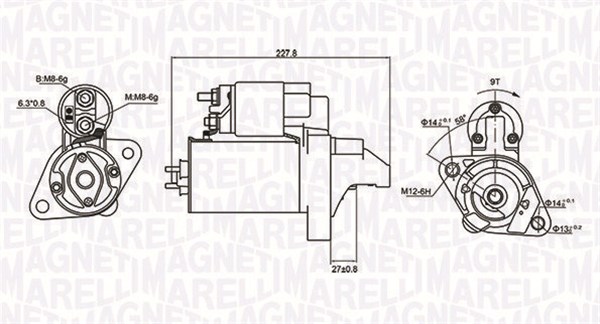 Rozrusznik MAGNETI MARELLI 063721074010