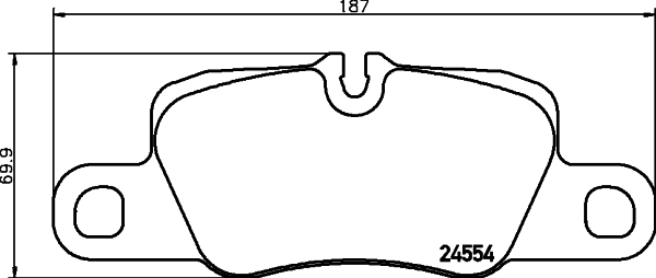 Klocki hamulcowe HELLA 8DB 355 015-651