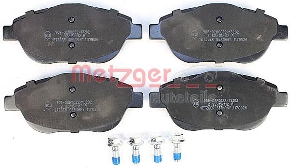 Klocki hamulcowe METZGER 1170326