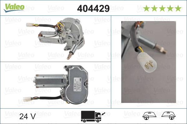 Silnik wycieraczek VALEO 404429