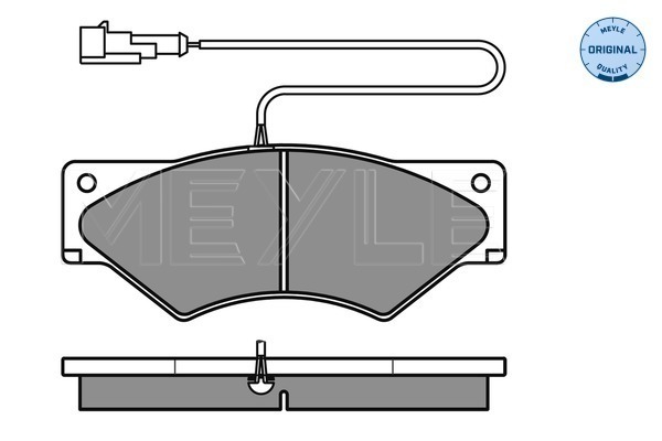 Klocki hamulcowe MEYLE 025 291 0720/W